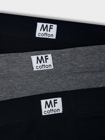 Трусы Mark Formelle 412543-3/25-50-37951Ц-5 т.серый_меланж_4348_F_черный_черный_декор - фото 3