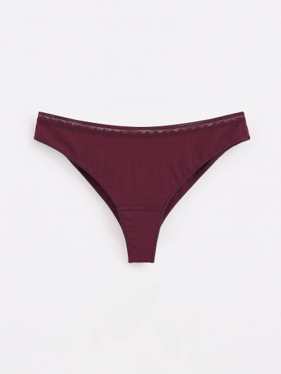Трусы CONTE CLASSIC BASIC LBR 1349 bordo 20С-1331ТСП - фото 2