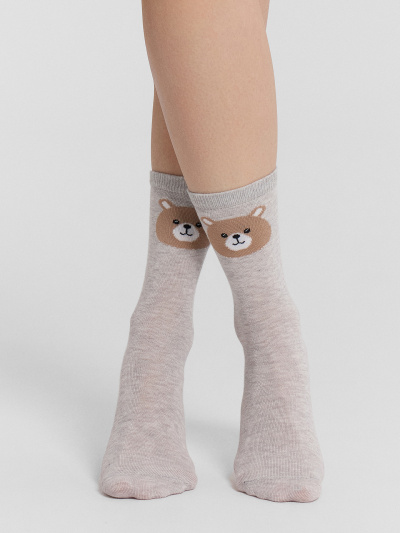 Носки Mark Formelle 430K-2885/B2-24430K-1 св.серый_меланж_рис.2885 - фото 1