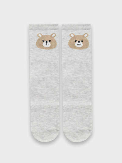 Носки Mark Formelle 430K-2885/B2-24430K-1 св.серый_меланж_рис.2885 - фото 4