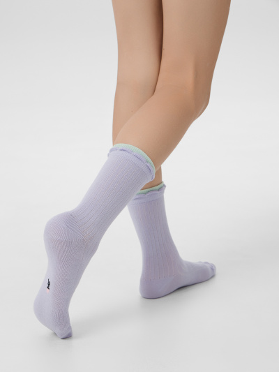 Носки Mark Formelle 430K-3166/B5-25430K св.лаванда_св.эвкалипт_рис.3166 - фото 1