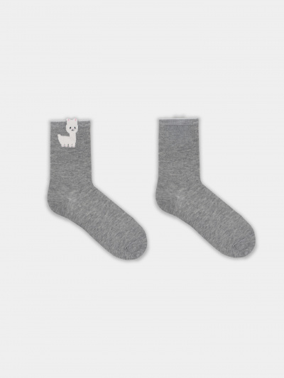 Носки Mark Formelle 430K-3377/B4-25430K-1 серый_меланж_рис.3377 - фото 2