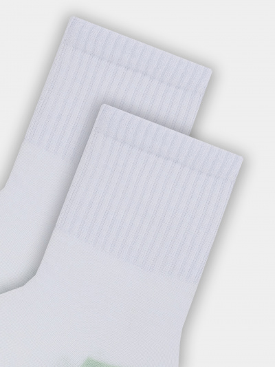 Носки Mark Formelle 444K-3078/B3-25444K белый_св.эвкалипт_рис.3078 - фото 3
