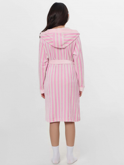 Халат Mark Formelle 557703-2/25-37685ПП-3 розовая_полоска - фото 2