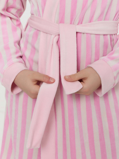 Халат Mark Formelle 557703-2/25-37685ПП-3 розовая_полоска - фото 5