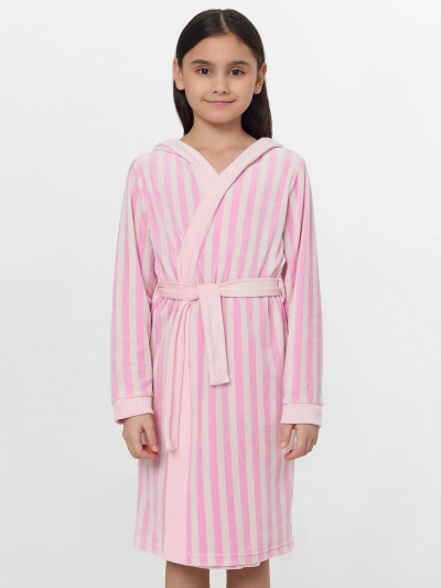 Халат Mark Formelle 557703-2/25-37686ПП-3 розовая_полоска - фото 1