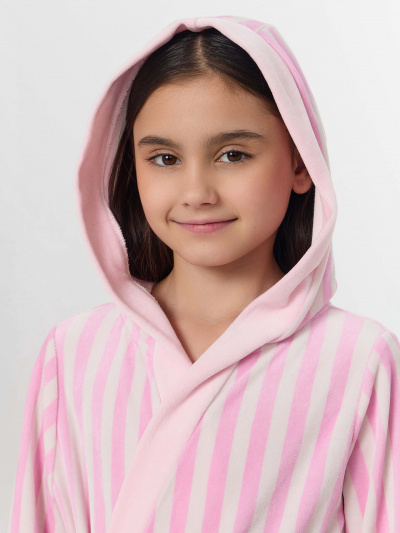 Халат Mark Formelle 557703-2/25-37686ПП-3 розовая_полоска - фото 3