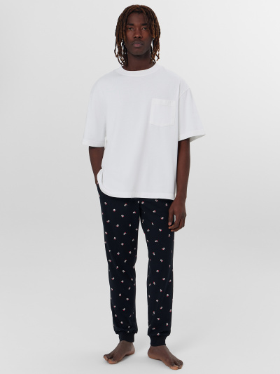 Брюки Mark Formelle 581133/25-5094ПП-0 мелкая_набивка_на_черном - фото 1