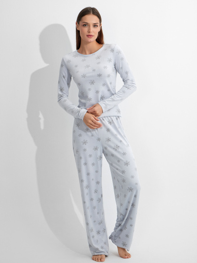 Брюки, джемпер Mark Formelle 592561/25-37733ПП-3 снежинки_на_льду - фото 1