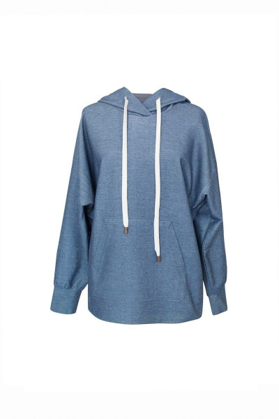 Джемпер с капюшоном, с карманом и длинными рукавами Alena Goretskaya A1650/9 - фото 2