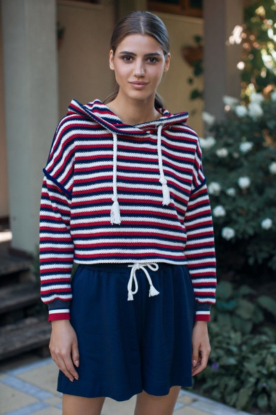 Шорты спортивные из трикотажа с эластичным поясом Alena Goretskaya A1651/7 - фото 1