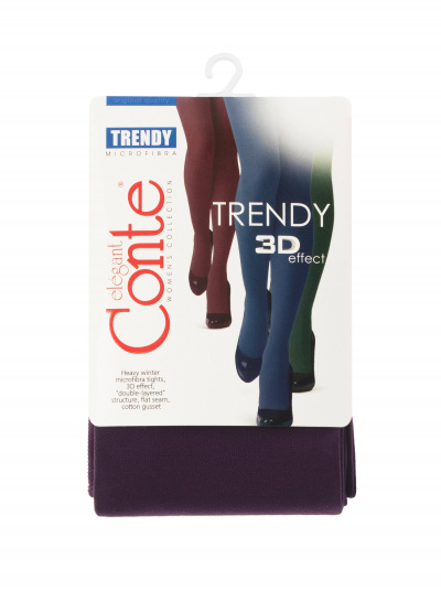 Колготки CONTE TRENDY 150 melanzana 8С-57СПТ - фото 4