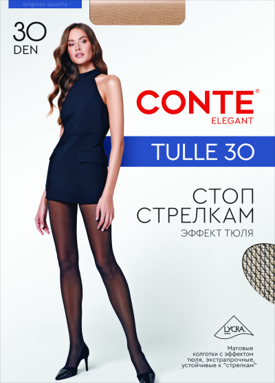Колготки CONTE TULLE nero 17С-105СП - фото 1