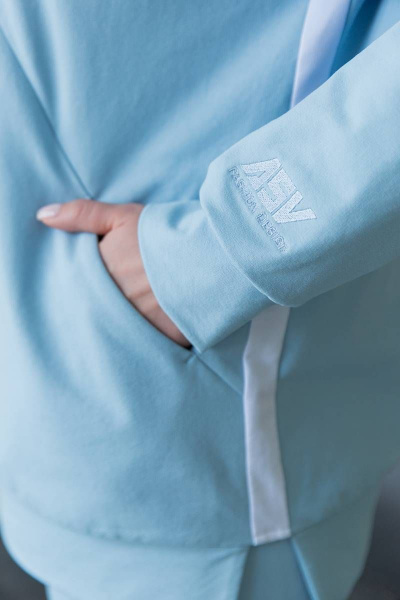 Брюки, худи ASV 2415 голубой - фото 9