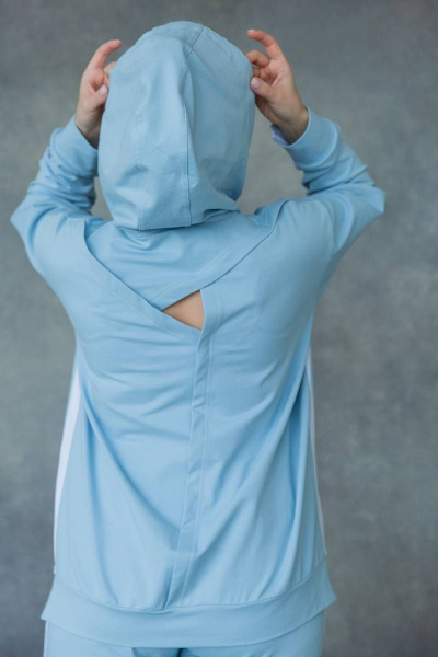 Брюки, худи ASV 2415 голубой - фото 2