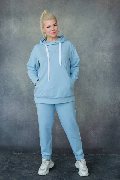 Брюки, худи ASV 2415 голубой - фото 6