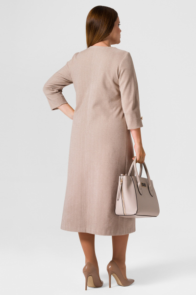 Платье Панда 21780z бежевый - фото 2