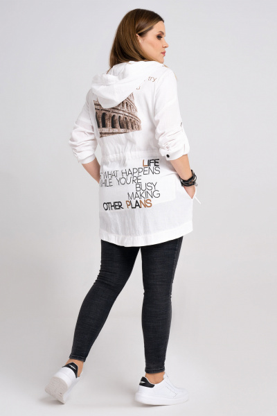 Рубашка Панда 34940z белый - фото 3