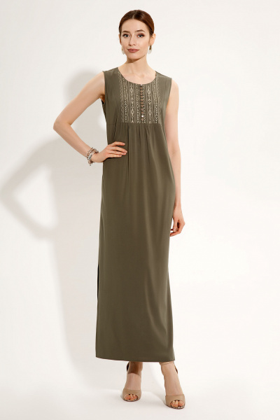 Платье Панда 721880p хаки - фото 1