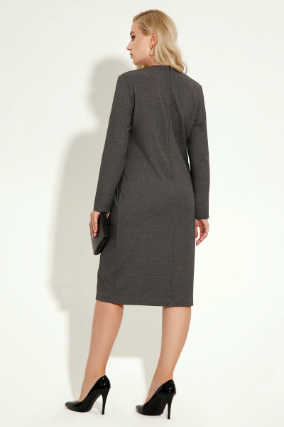 Платье Панда 8180z серый - фото 2