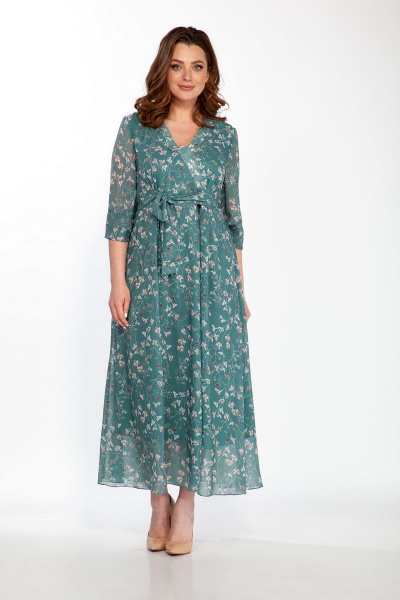 Платье ELLETTO old 1844 зеленый - фото 7