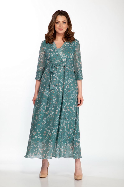 Платье ELLETTO old 1844 зеленый - фото 2