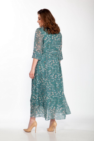 Платье ELLETTO old 1844 зеленый - фото 4