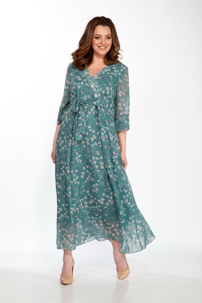 Платье ELLETTO old 1844 зеленый - фото 3