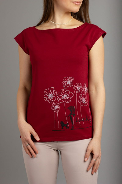 Майка Mirolia 925 бордо - фото 1