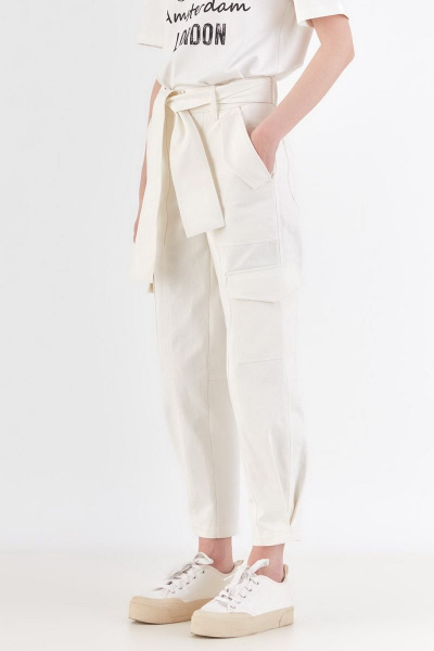 Брюки джоггеры из хлопка с накладными карманами Lakbi 52232 - фото 2