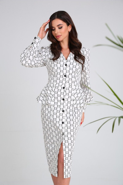 Платье SandyNa 13939 белый-С_дизайн - фото 4