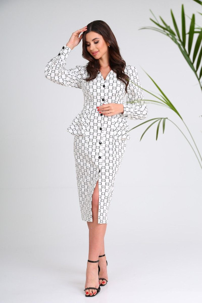 Платье SandyNa 13939 белый-С_дизайн - фото 3