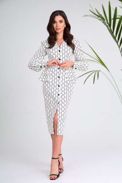 Платье SandyNa 13939 белый-С_дизайн - фото 2