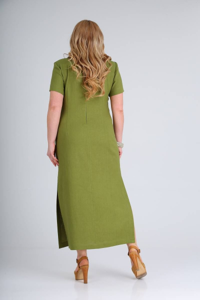 Платье SVT-fashion 556 зеленый_лайм - фото 2