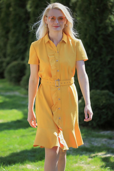 Платье MadameRita 5121 желтый - фото 8