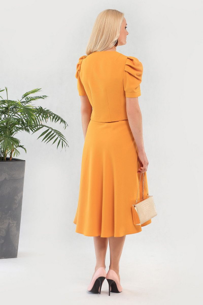 Жакет, юбка MadameRita 5137 желтый - фото 3