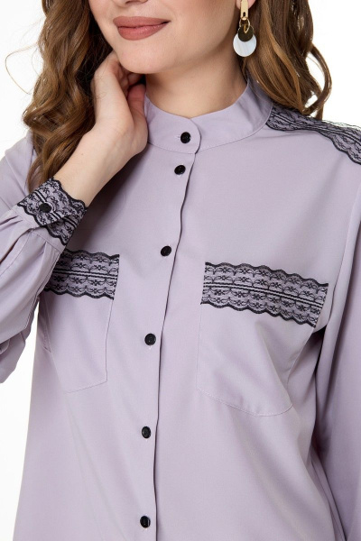 Блуза Anelli 940 лаванда - фото 4