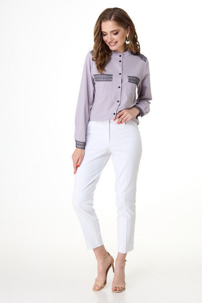 Блуза Anelli 940 лаванда - фото 2