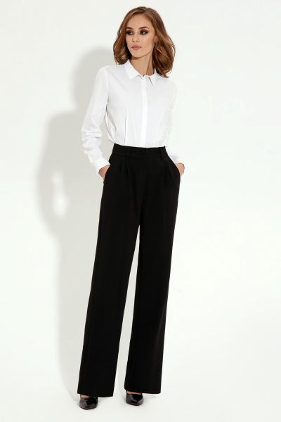 Летние классические из поливискозной ткани с стрелками Панда 13260z черный - фото 1