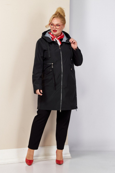 Плащ Shetti 2188 черный - фото 6