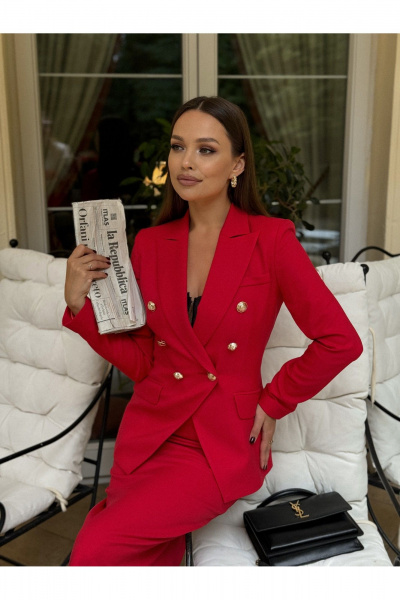 Юбка KORTNI 2U14dl красный - фото 4