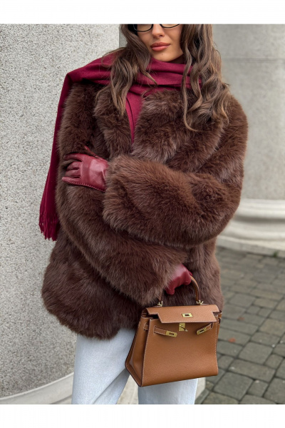 Шуба Skipper Design 151 шоколад - фото 2