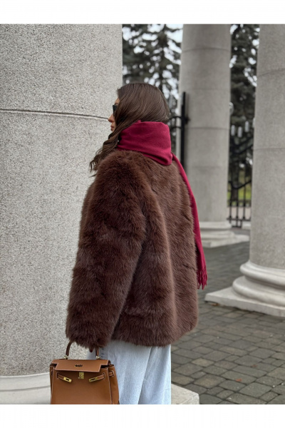 Шуба Skipper Design 151 шоколад - фото 4