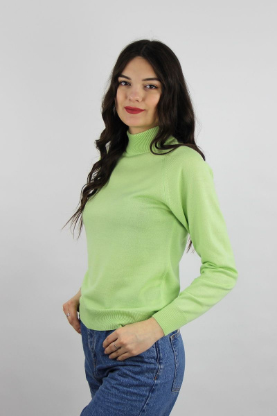 Свитер приталенный из трикотажа с длинным рукавом реглан Полесье С3316-15 5С1754-Д43 158,164 маргарита - фото 3