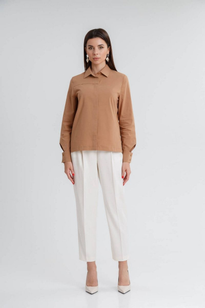 Рубашка IVARI 418 песочный - фото 3