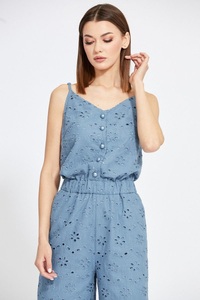 Комбинезон EOLA 2058 серо-голубой - фото 3