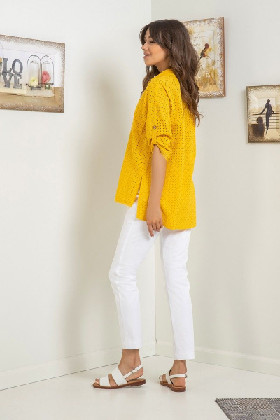 Блуза Samnari Т135 желтый - фото 5
