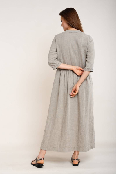Платье Ружана 397-2 темно-натуральный - фото 2