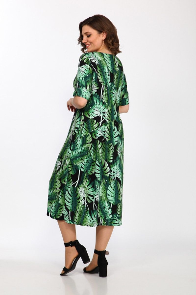 Платье Lady Style Classic 1783/2 зеленый_папаротник - фото 3