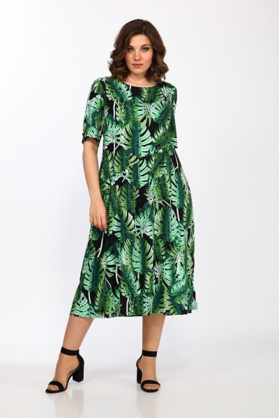 Платье Lady Style Classic 1783/2 зеленый_папаротник - фото 1